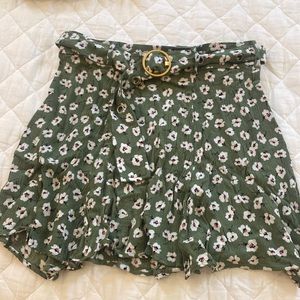 Floral Mini Skirt